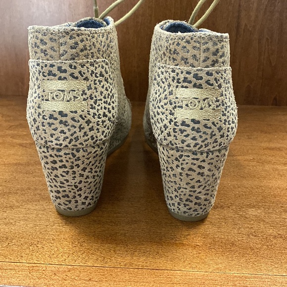 Toms cheetah wedge booties - Picture 2 of 7